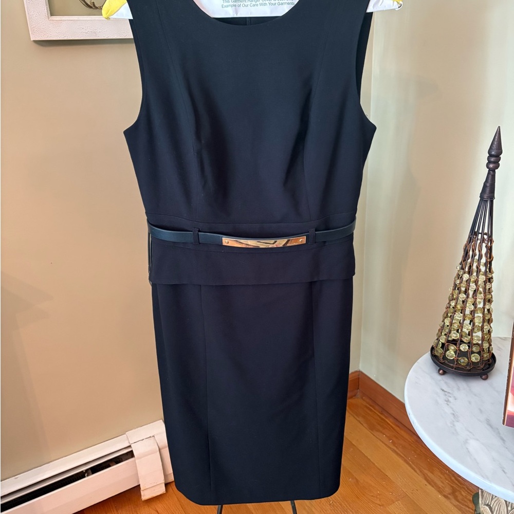 Calvin Klein Classic Black Midi Dress